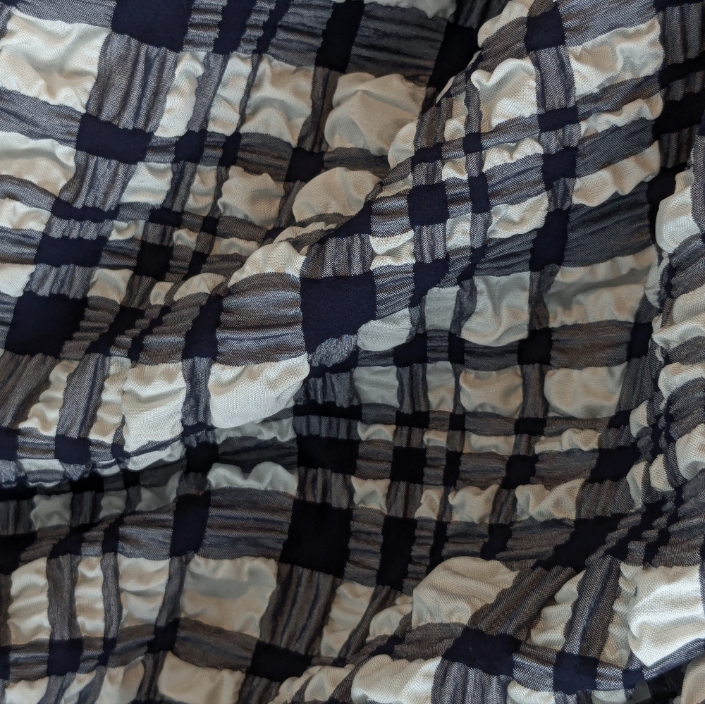 Solid & Striped Shirred Gingham Seersucker Mini D… - image 7